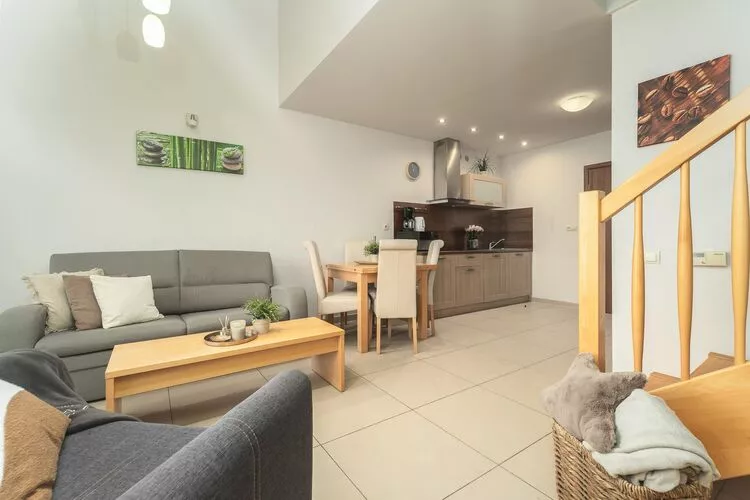 Apartament 2-poziomowy Bałtycka Rewal-Wohnzimmer