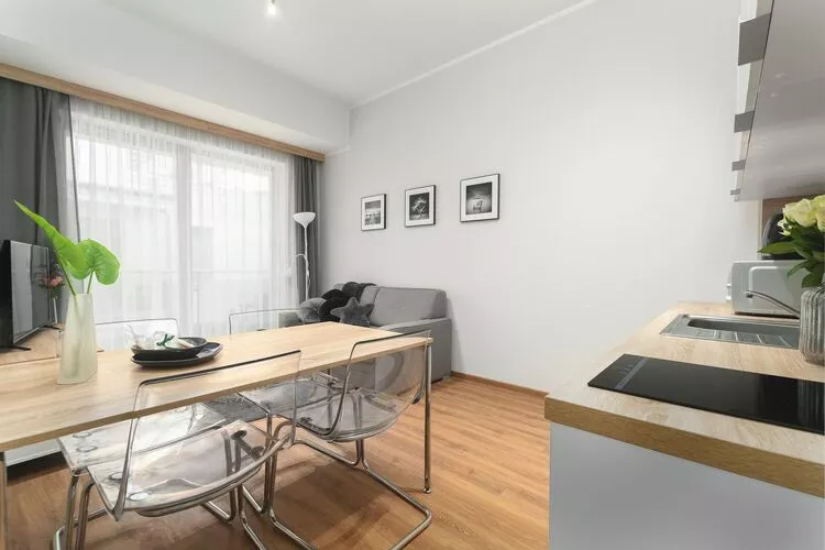 Apartament dla 4 osób Grunwaldzka 12c23 Pobierowo-Living room