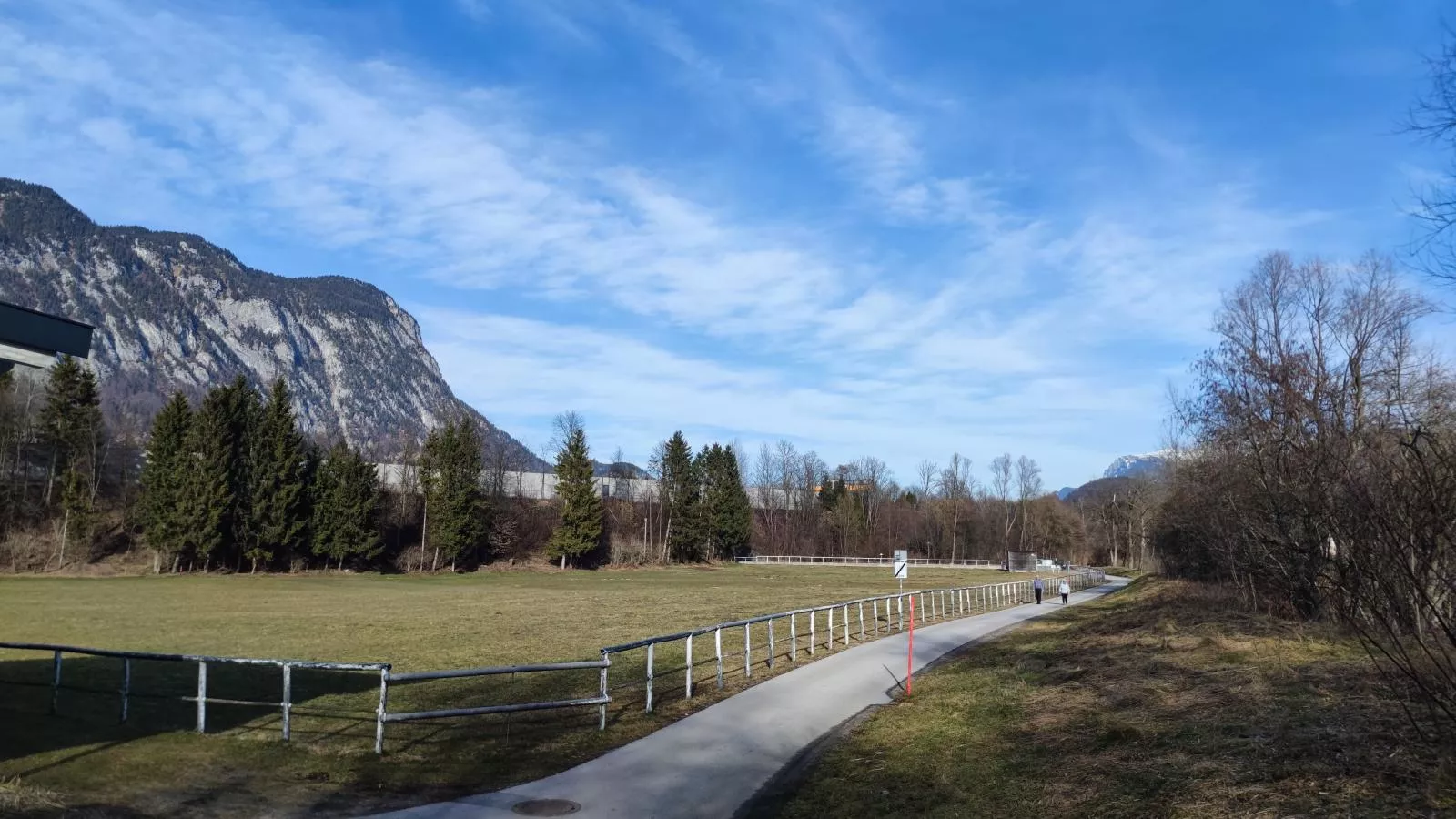 Am Inn Fluss-Area winter 1km