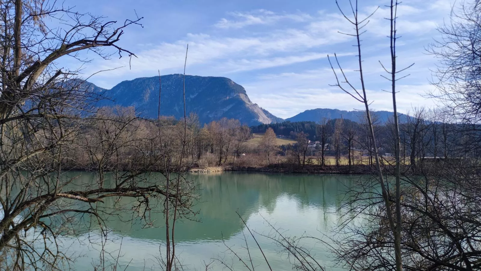 Am Inn Fluss-View winter