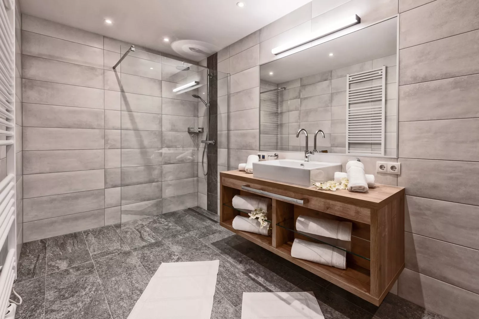 Gartenblick-Bathroom