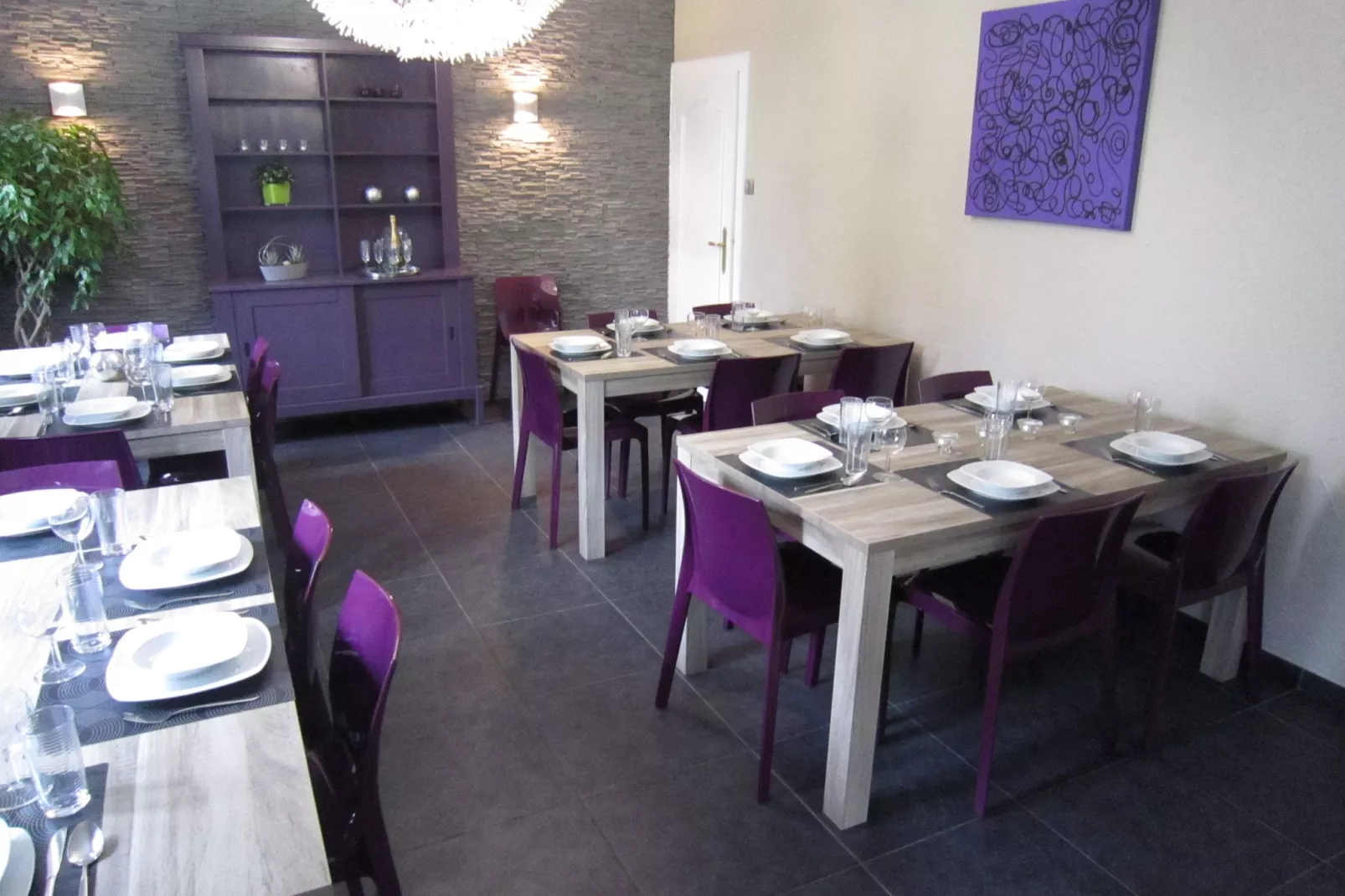 The Rainbow House 6 pers-Esszimmer