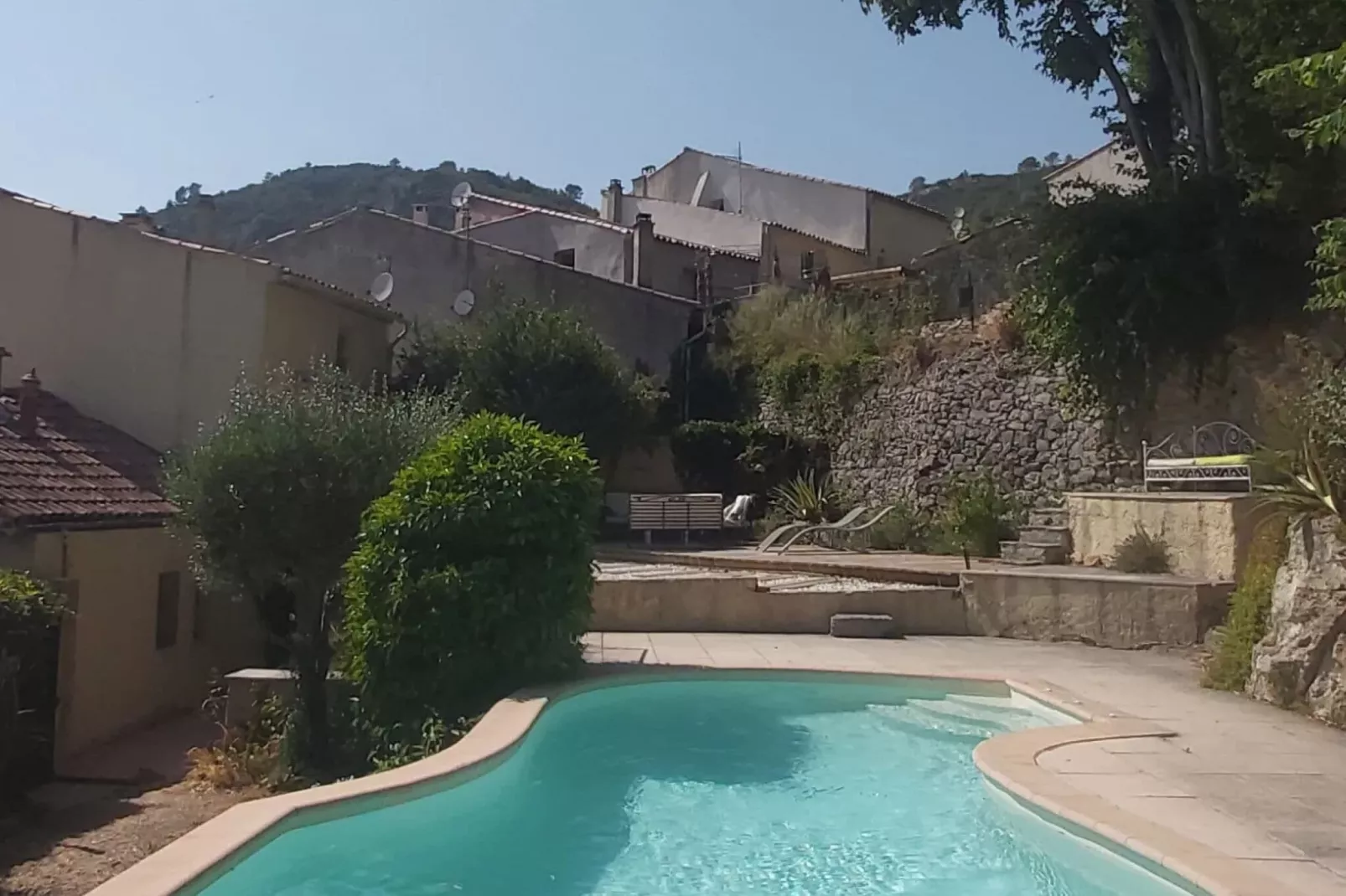 Pool & View Village home-Pool