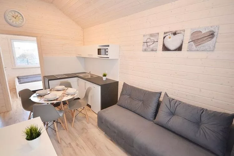 Domki wakacyjne dla 6 osób Dąbki-Living room