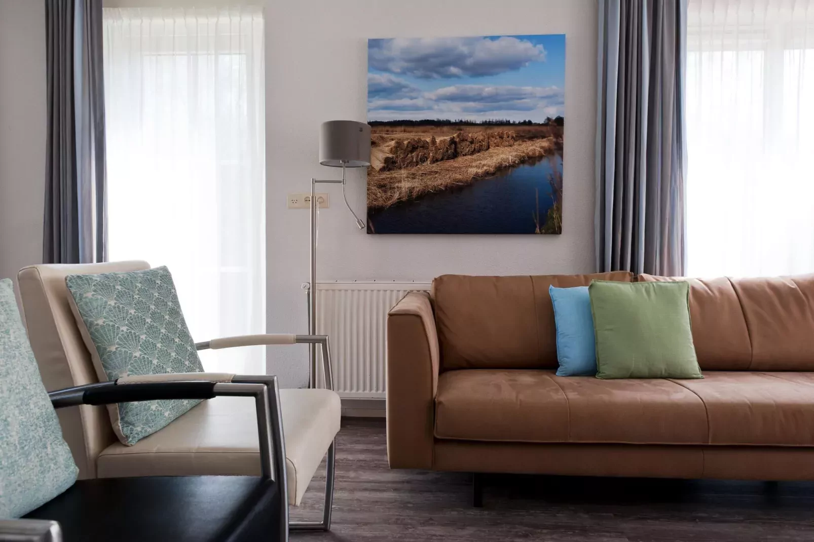 Grand Tolve Wellness de luxe met sauna buitenspa & sloep-Living room