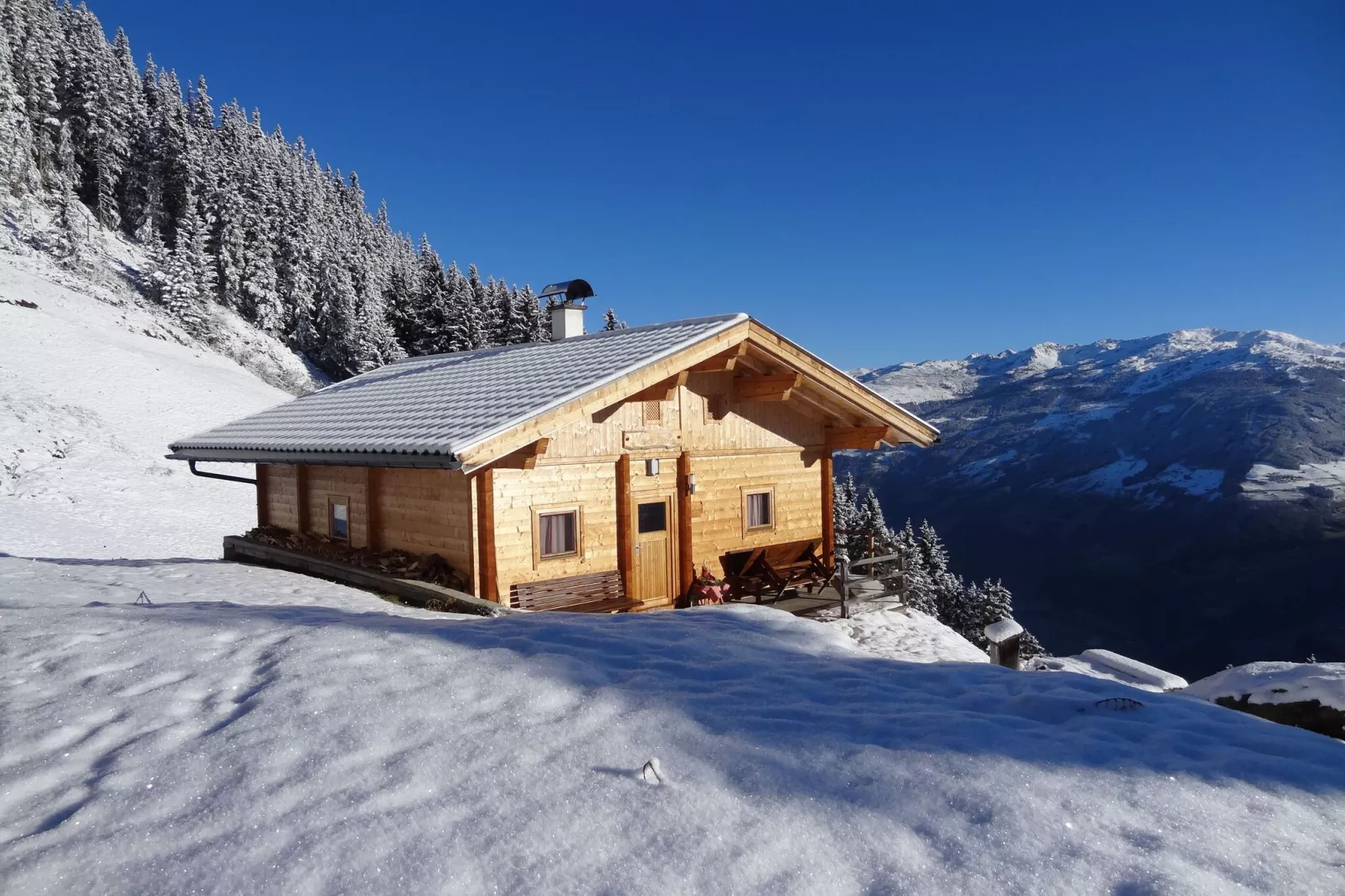 Almhütte Nase-Exterior winter