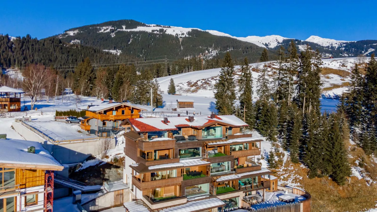 Kitzbüheler Alpenlodge Top A2 und A3-Extérieur hiver