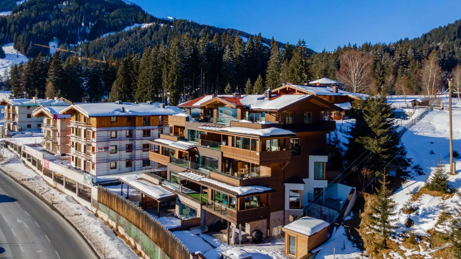 Kitzbüheler Alpenlodge Top A2 und A3-Extérieur hiver