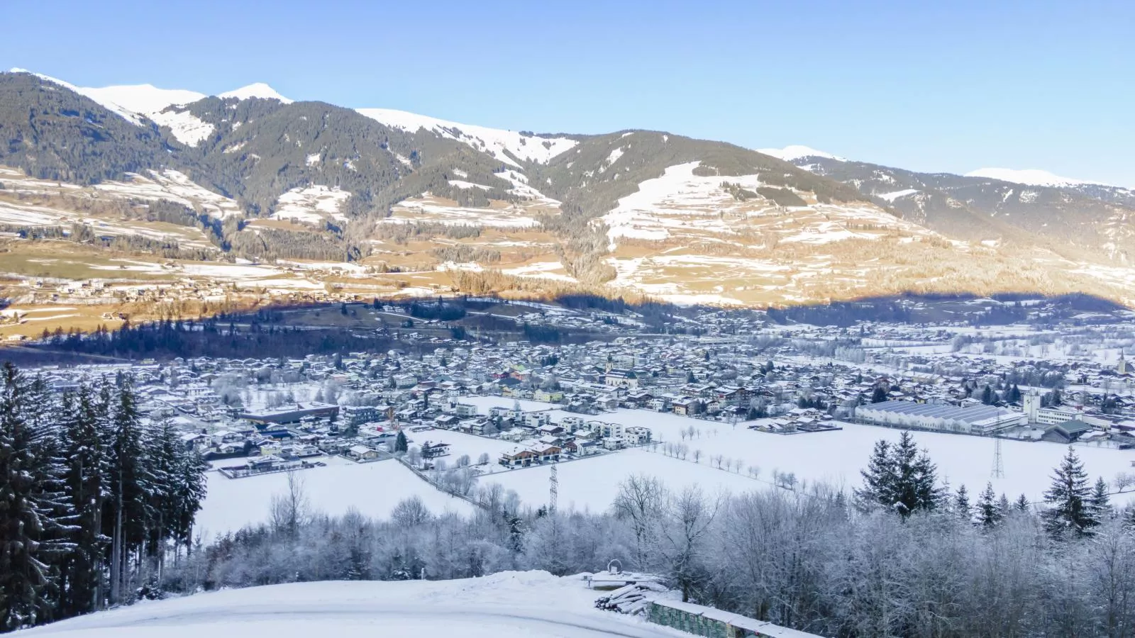 Blick ins Salzachtal-Area winter 5km