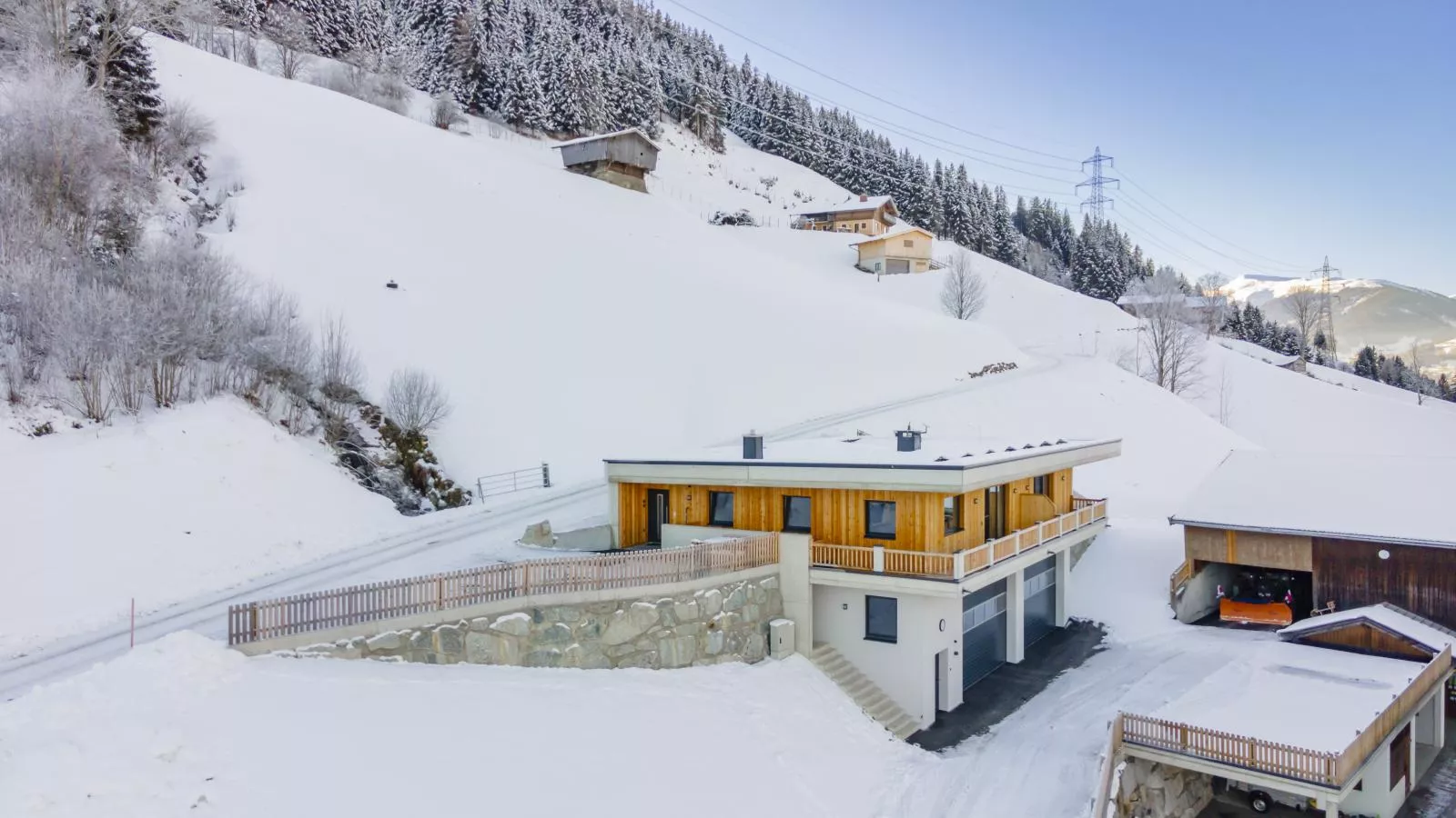 Blick ins Salzachtal-Exterior winter