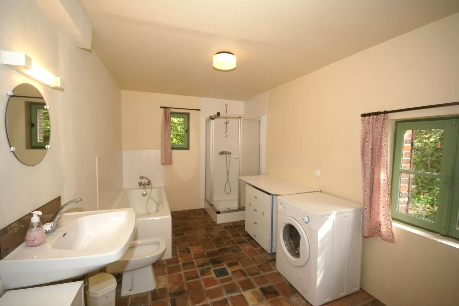 Maison de vacances  St Maurice sur Aveyron ferme-Bathroom