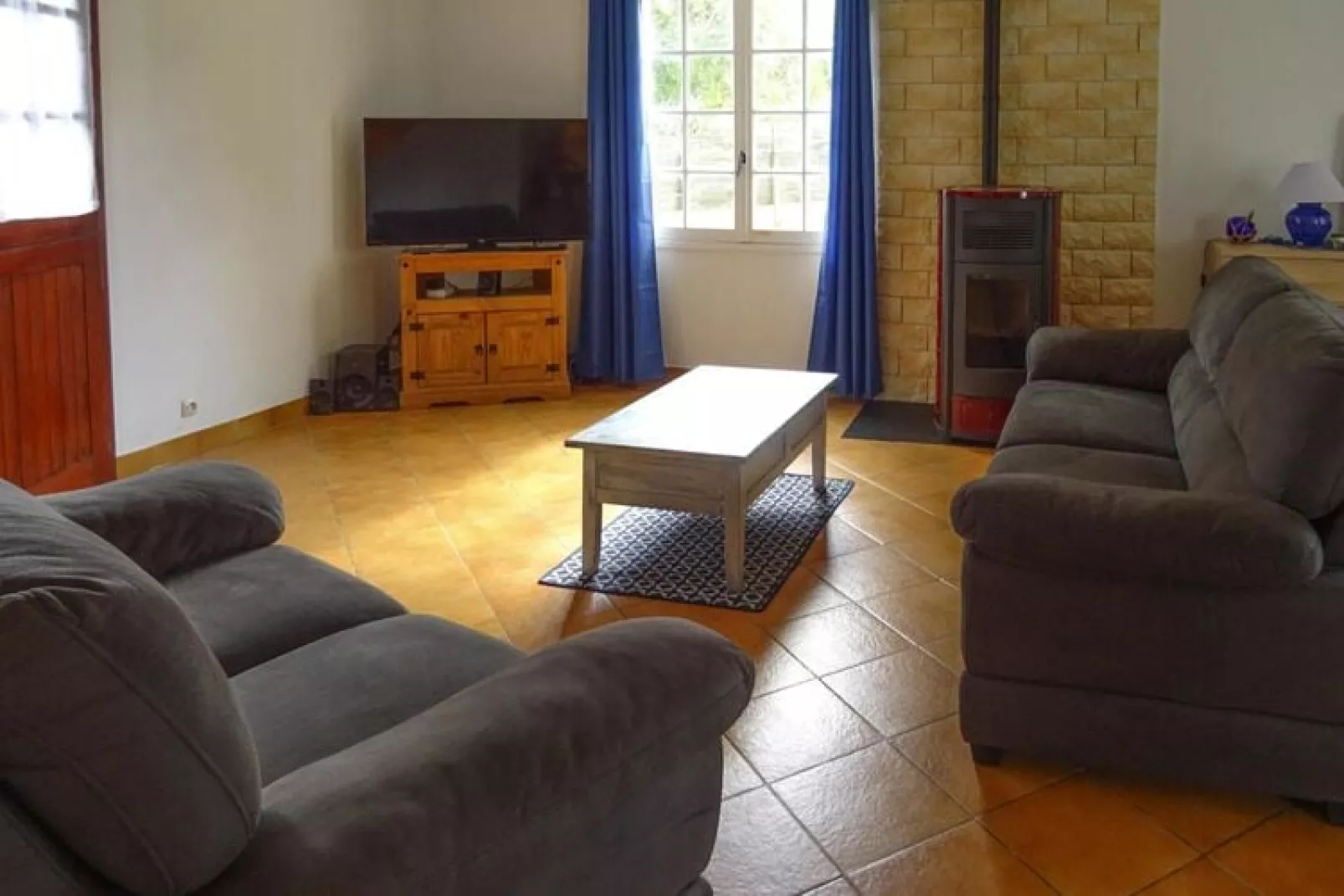 Holiday home Damgan-Kervoyal-Wohnzimmer