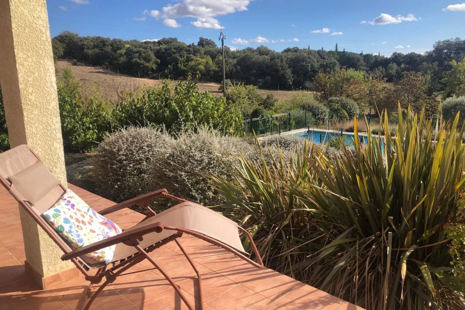 La Chouette de Minerve-Gardens summer