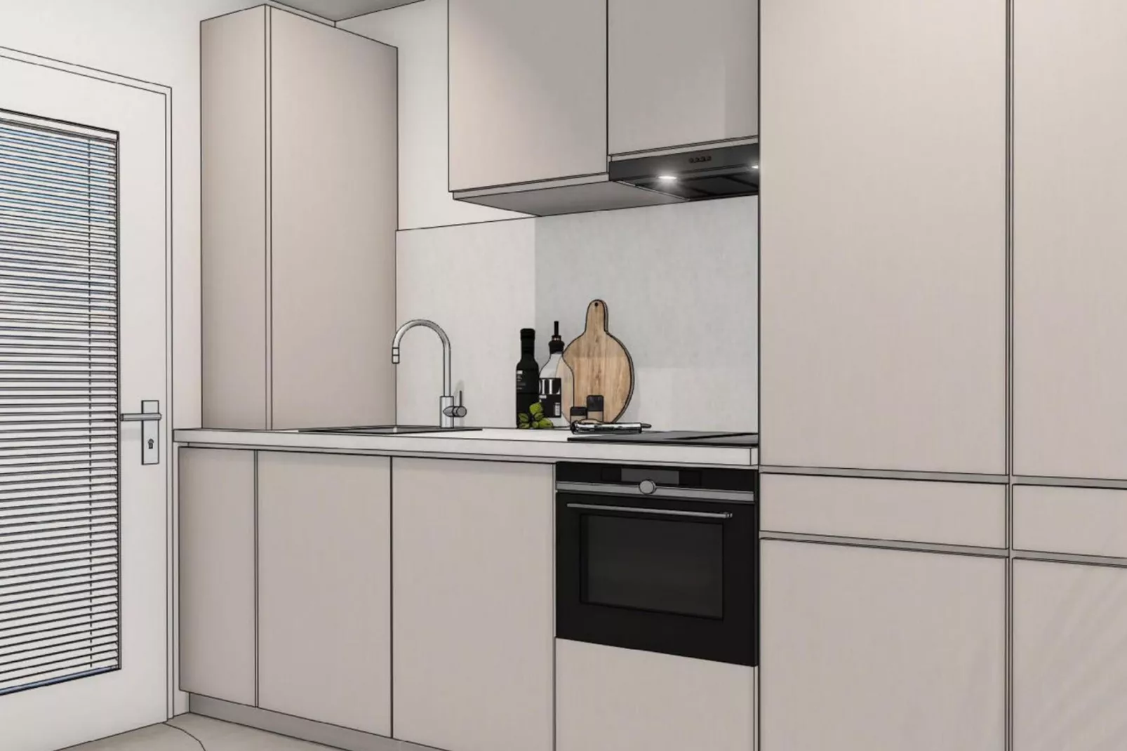 Zoutelande 'Kurhaus appartement nr 1-Kitchen