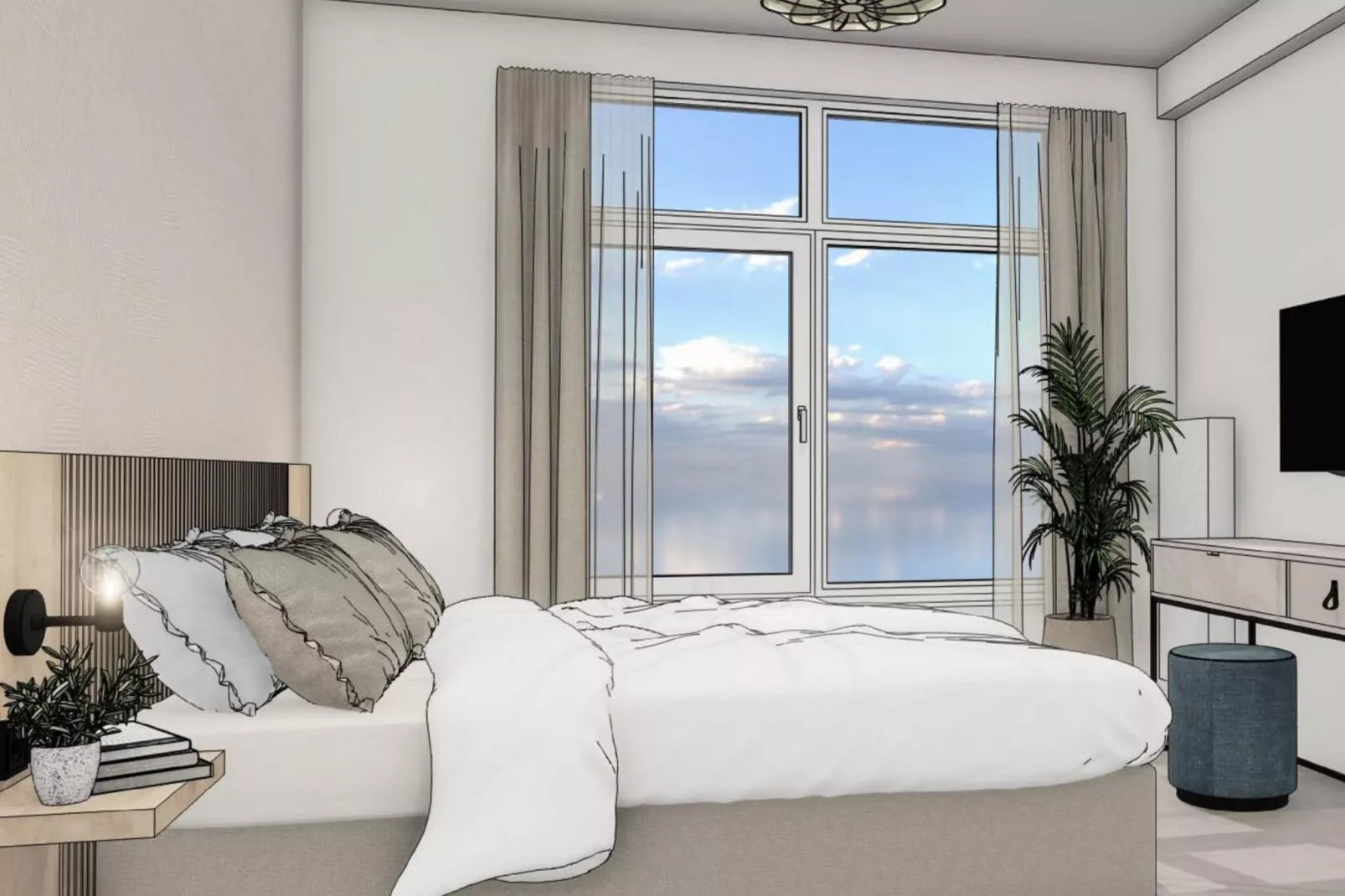 Zoutelande 'Kurhaus appartement nr 1-Bedroom