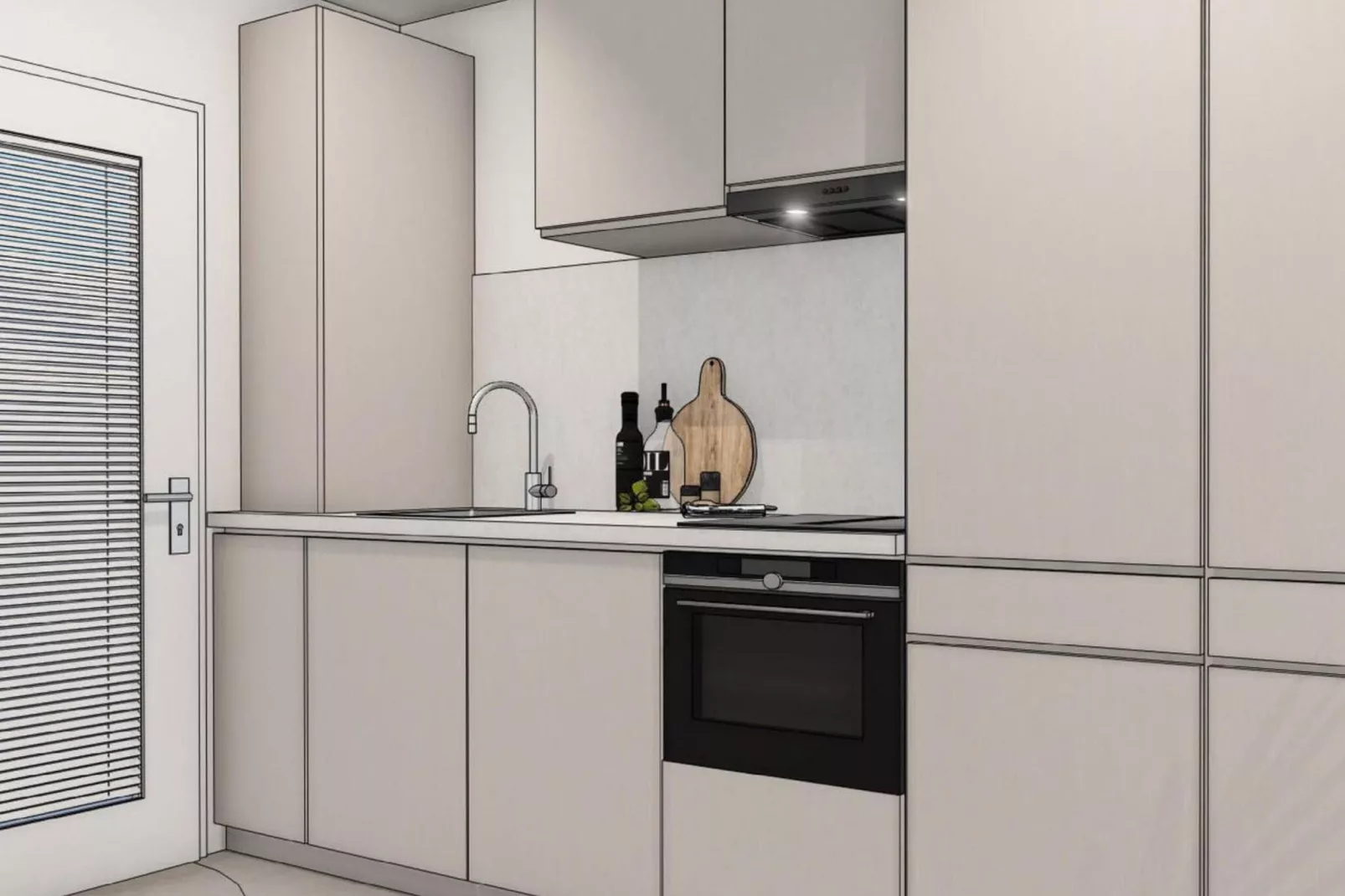 Nieuwstraat 1  Zoutelande 'Kurhaus - 4 met sauna-Kitchen