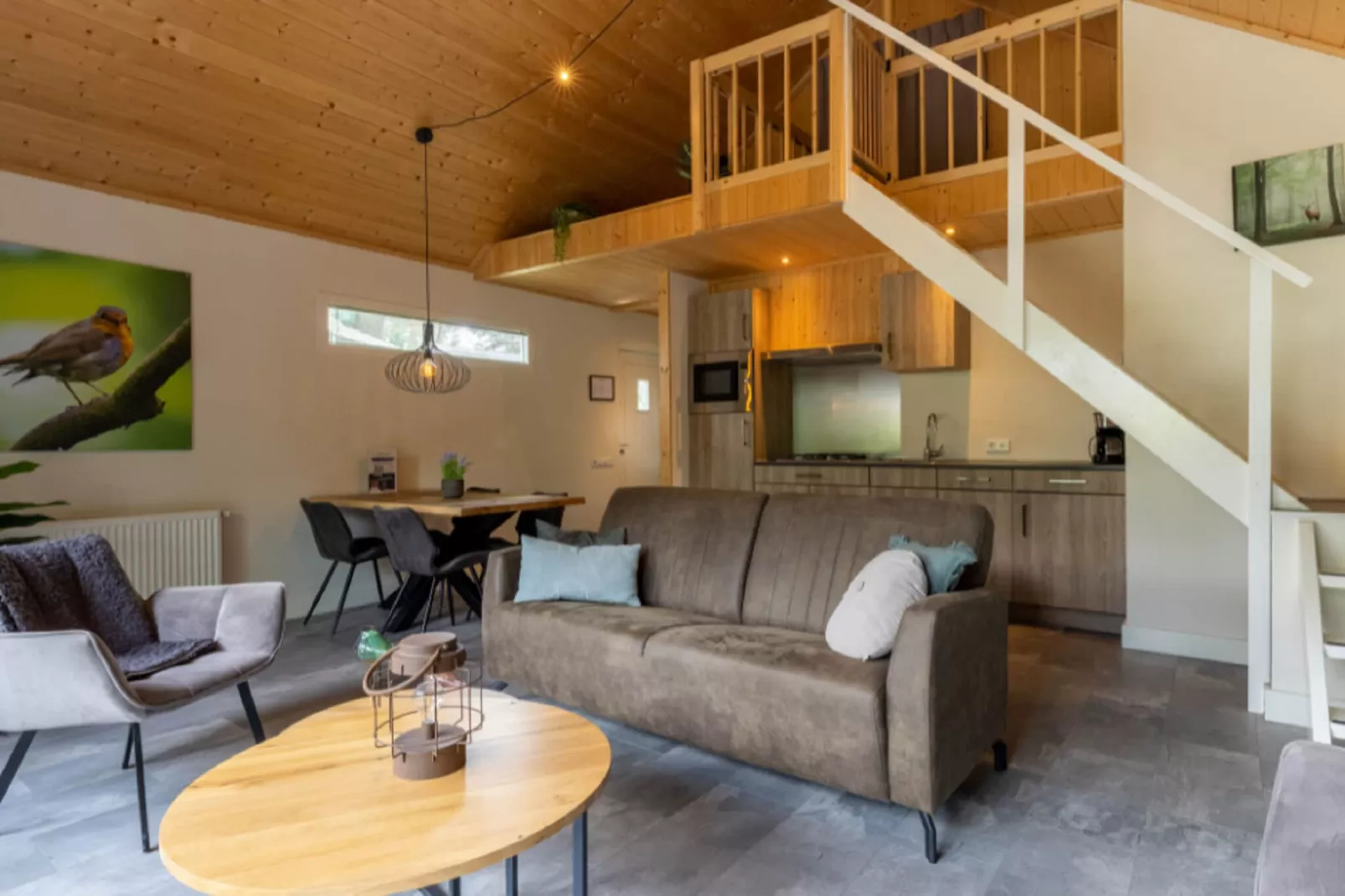 Vakantiepark De Rimboe & De Woeste Hoogte 18-Living room