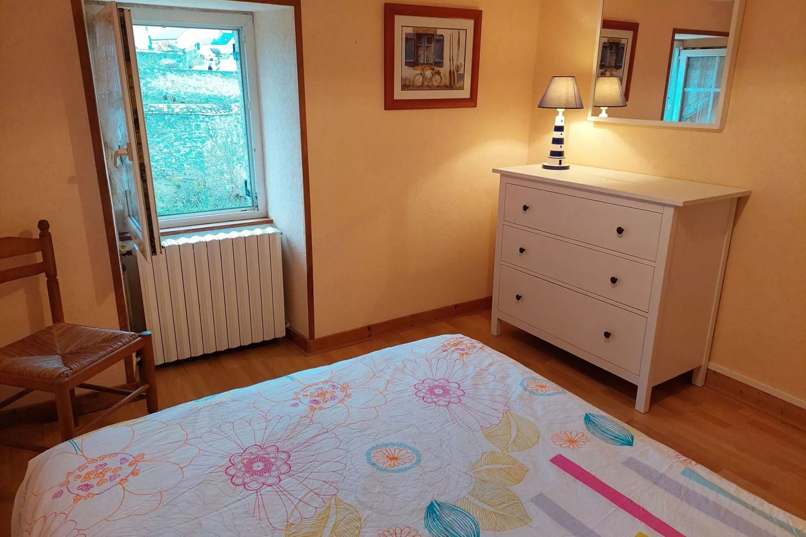 Doppelhaushälfte mit Meerblick Porspoder-Bedroom