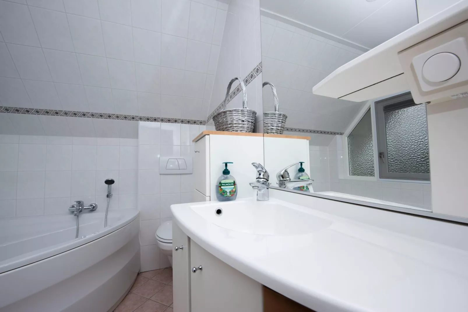 Villa aan het water in Terherne-Salle de bain