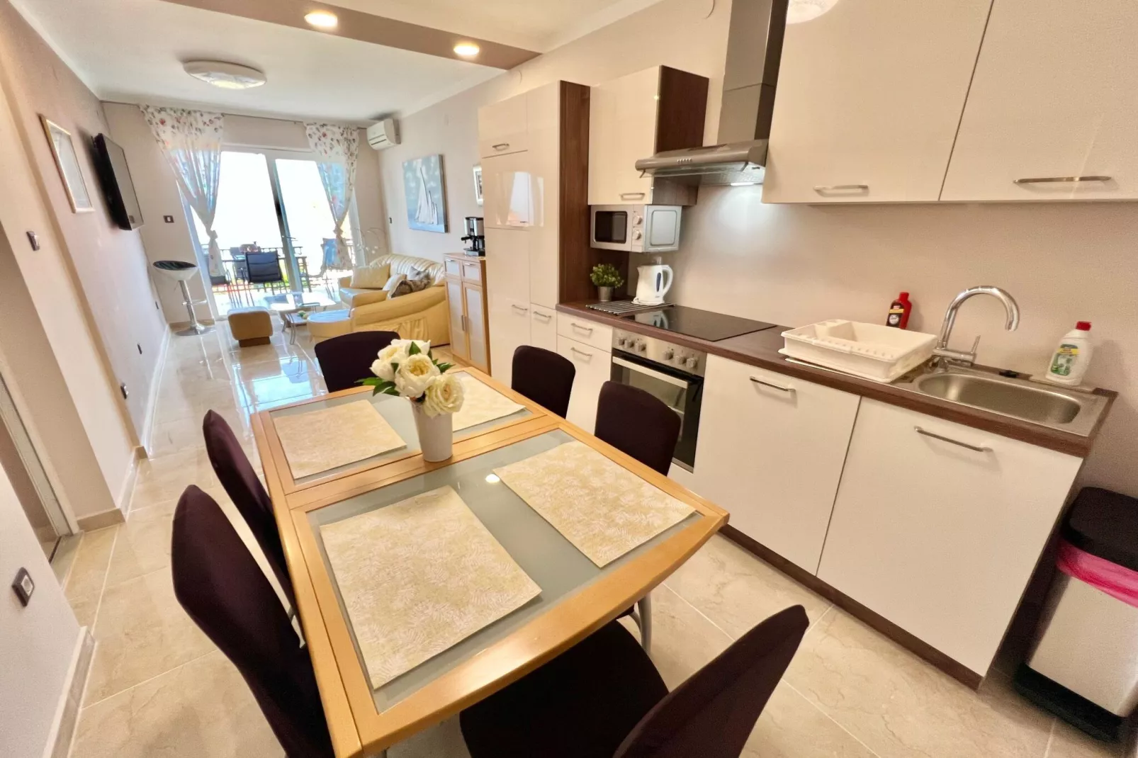 Apartment Jasminka A1-Kitchen