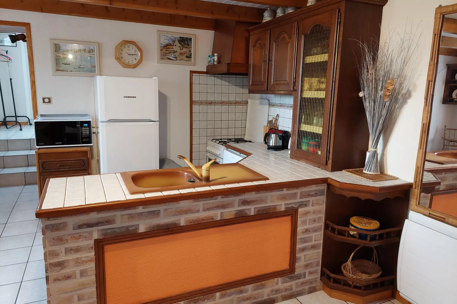 Bretonisches Steinhaus Landéda-Kitchen