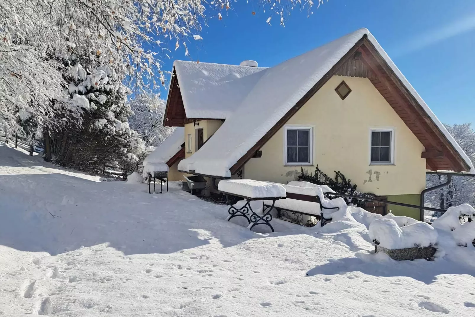 Schröllhütte-Außenbereich Winter