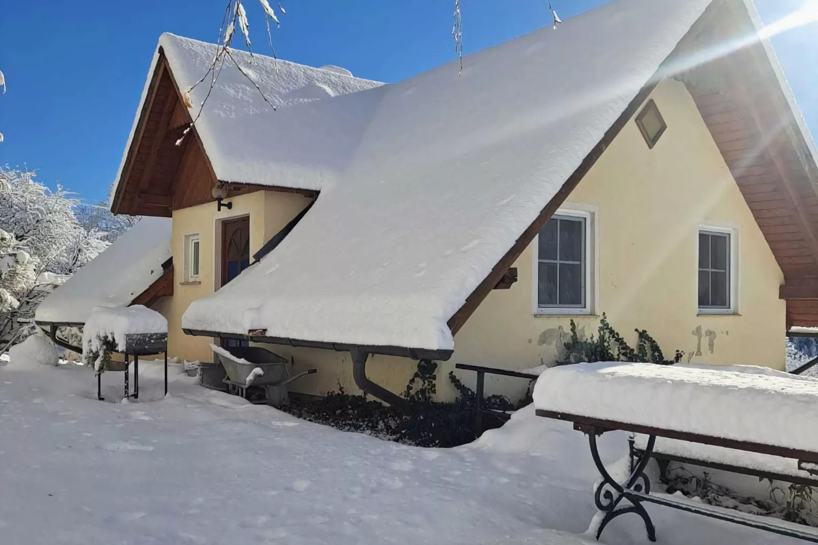 Schröllhütte-Außenbereich Winter