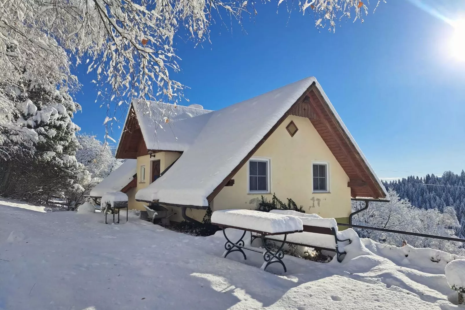 Schröllhütte-Garten Winter