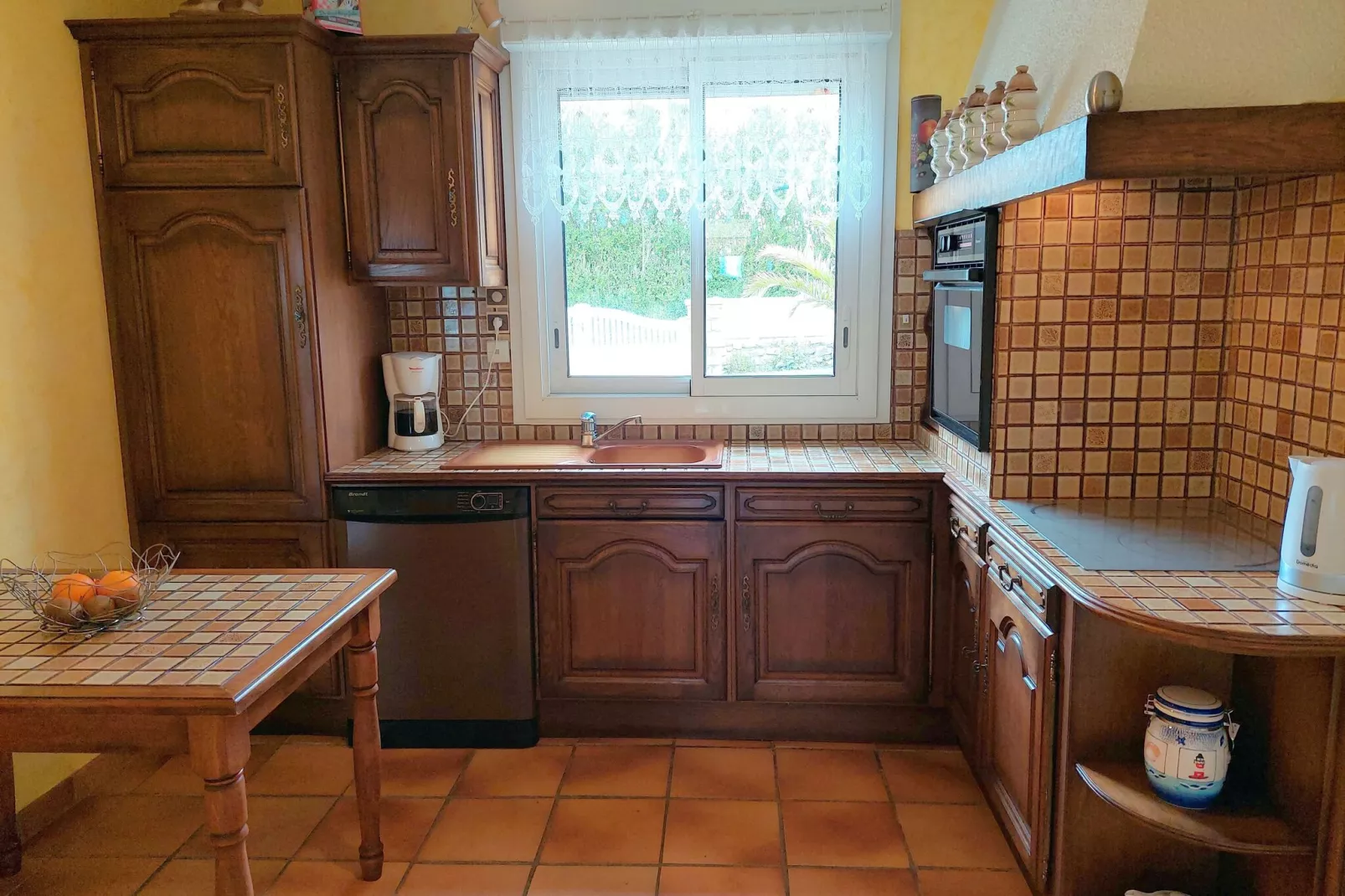 Bretonisches Ferienhaus in Strandnähe Plouescat-Küche