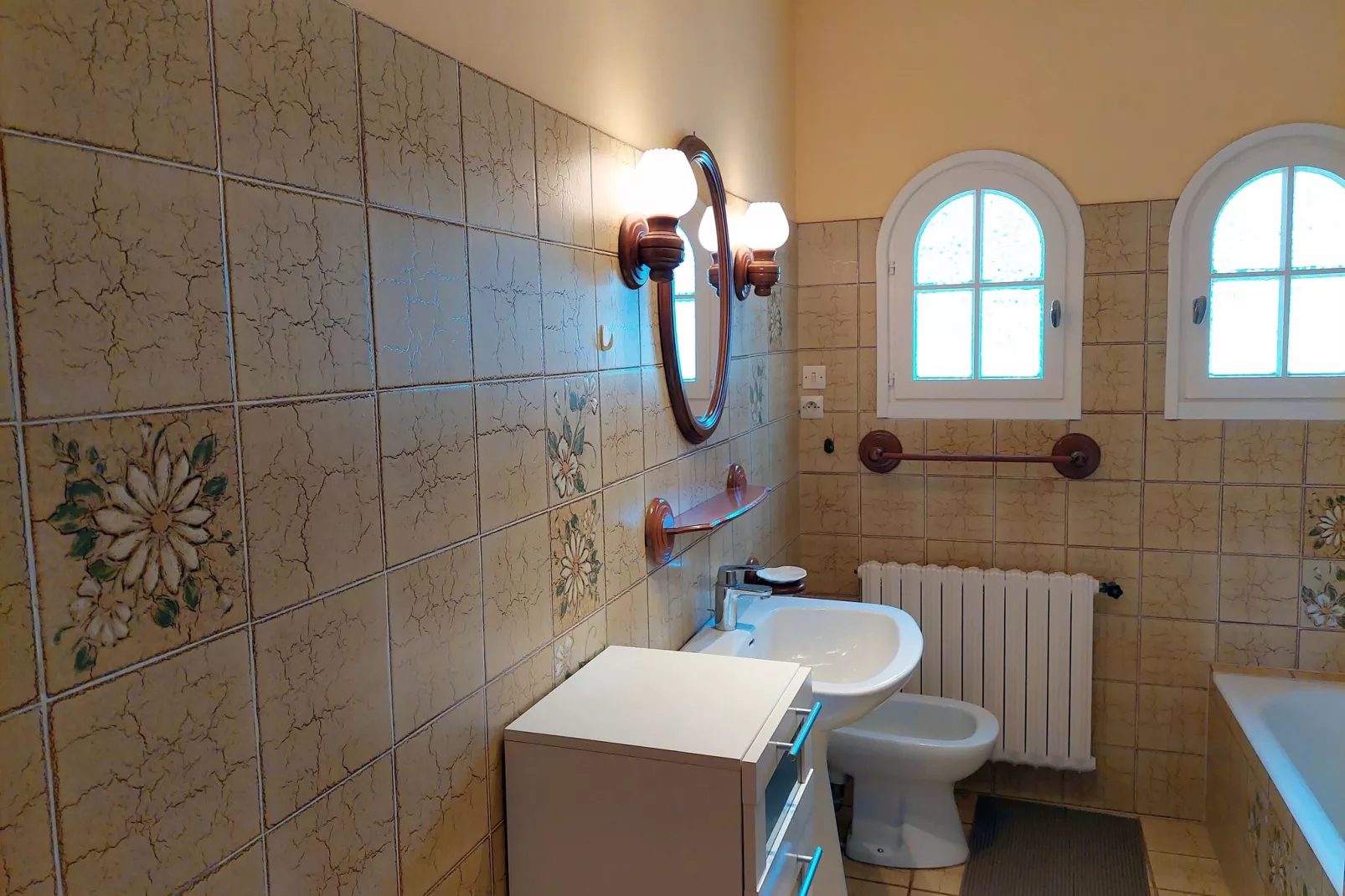 Bretonisches Ferienhaus in Strandnähe Plouescat-Badezimmer