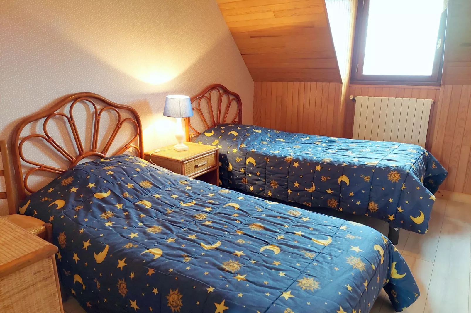 Bretonisches Ferienhaus in Strandnähe Plouescat-Schlafzimmer