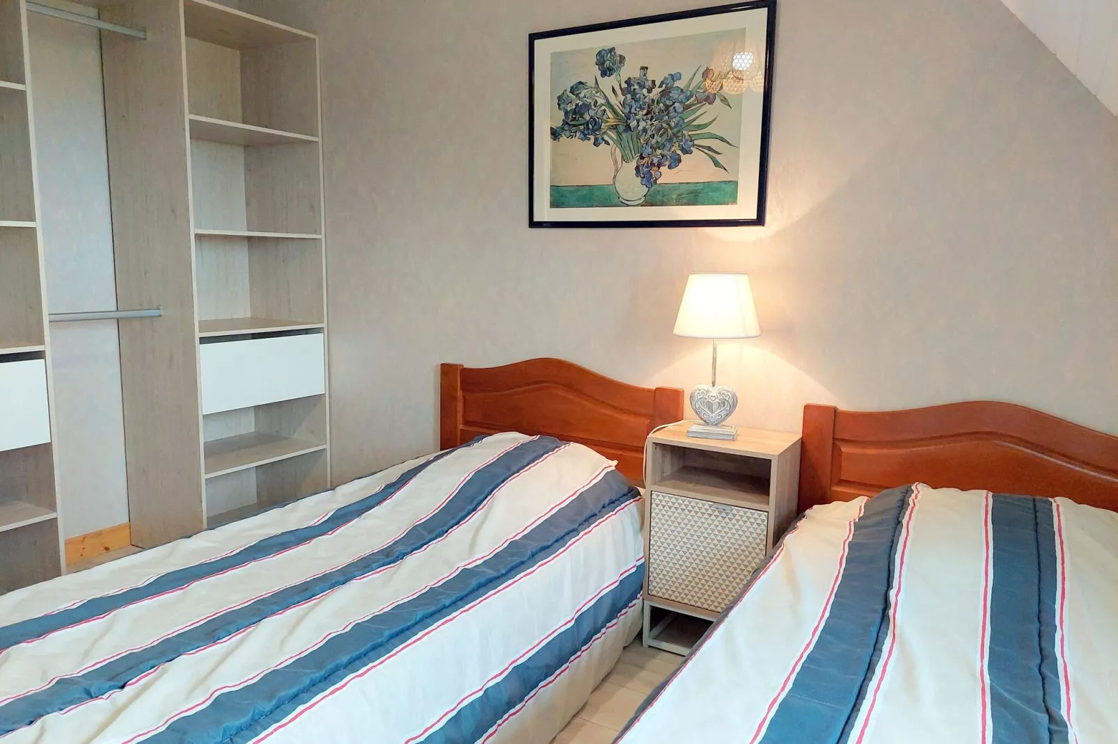 Bretonisches Ferienhaus in Strandnähe Plouescat-Schlafzimmer
