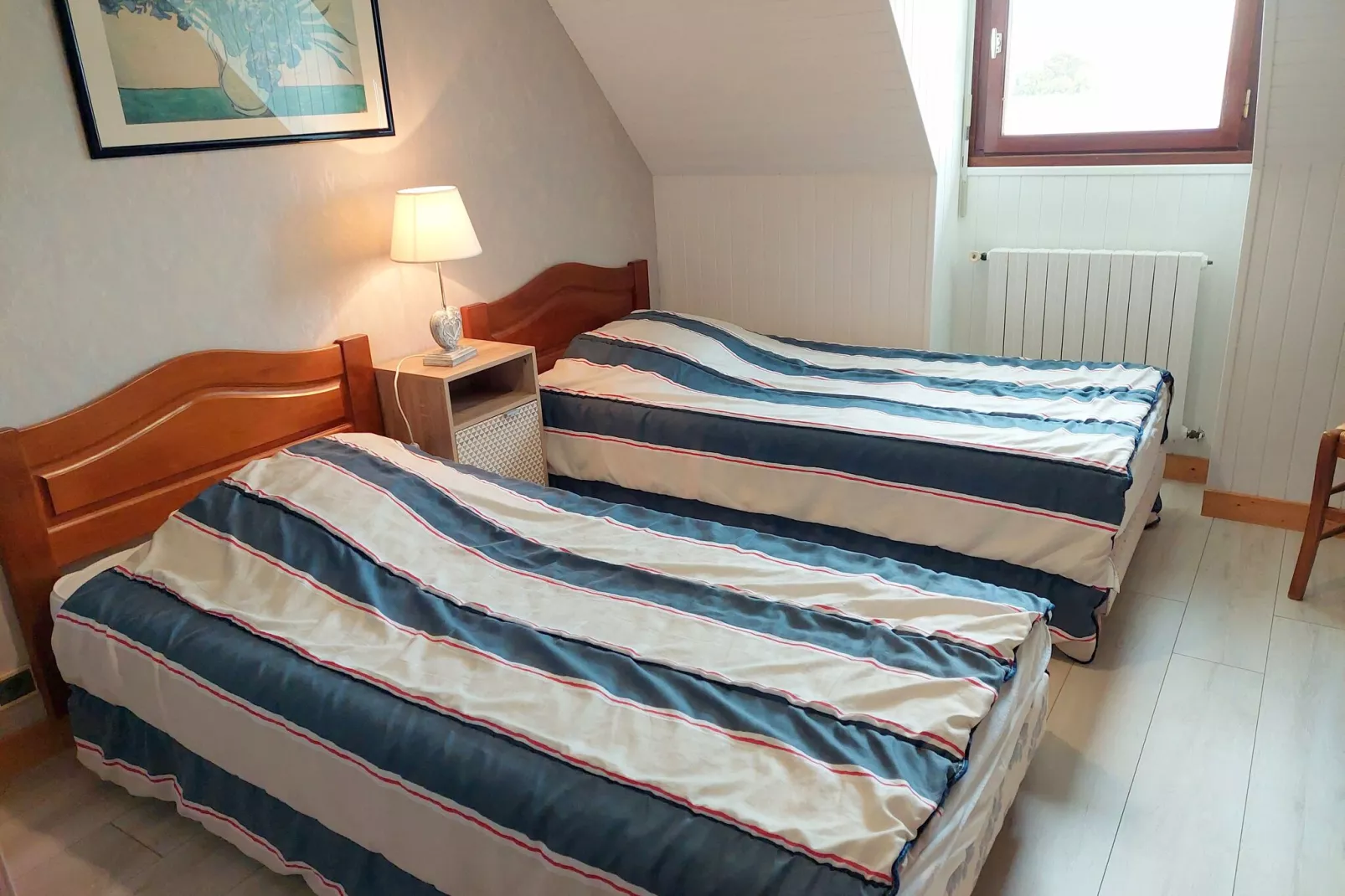 Bretonisches Ferienhaus in Strandnähe Plouescat-Schlafzimmer