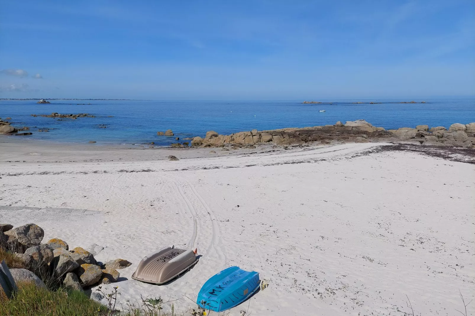 Bretonisches Ferienhaus in Strandnähe Plouescat-Gebiete Sommer 5 km