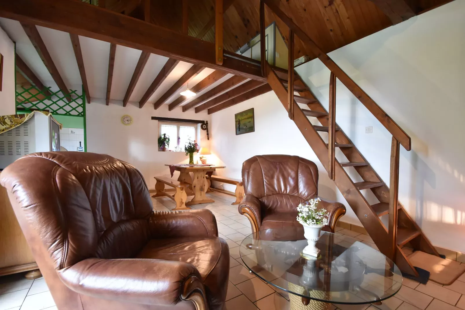 Maison de vacances Guilberville-Wohnzimmer