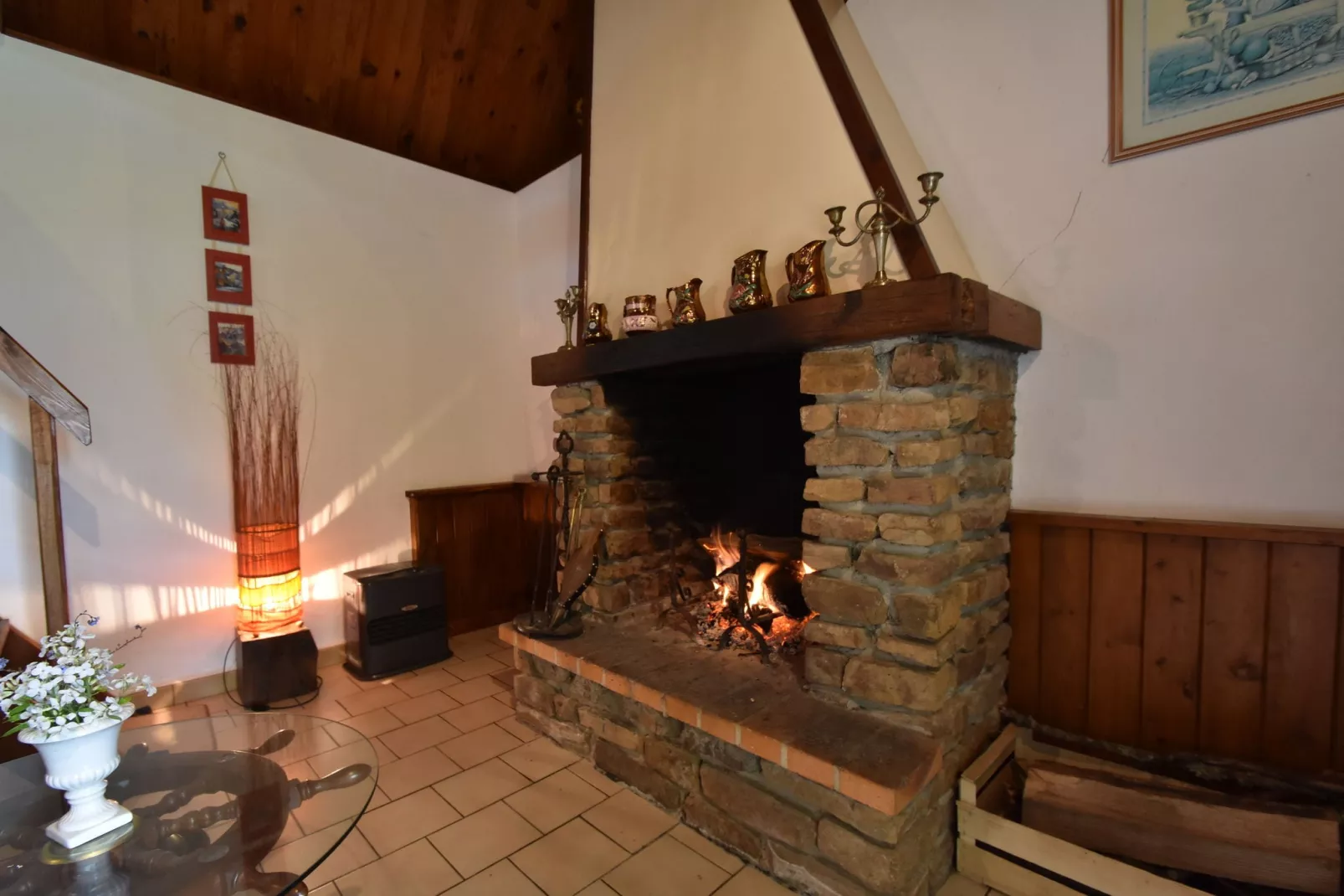 Maison de vacances Guilberville-Wohnzimmer
