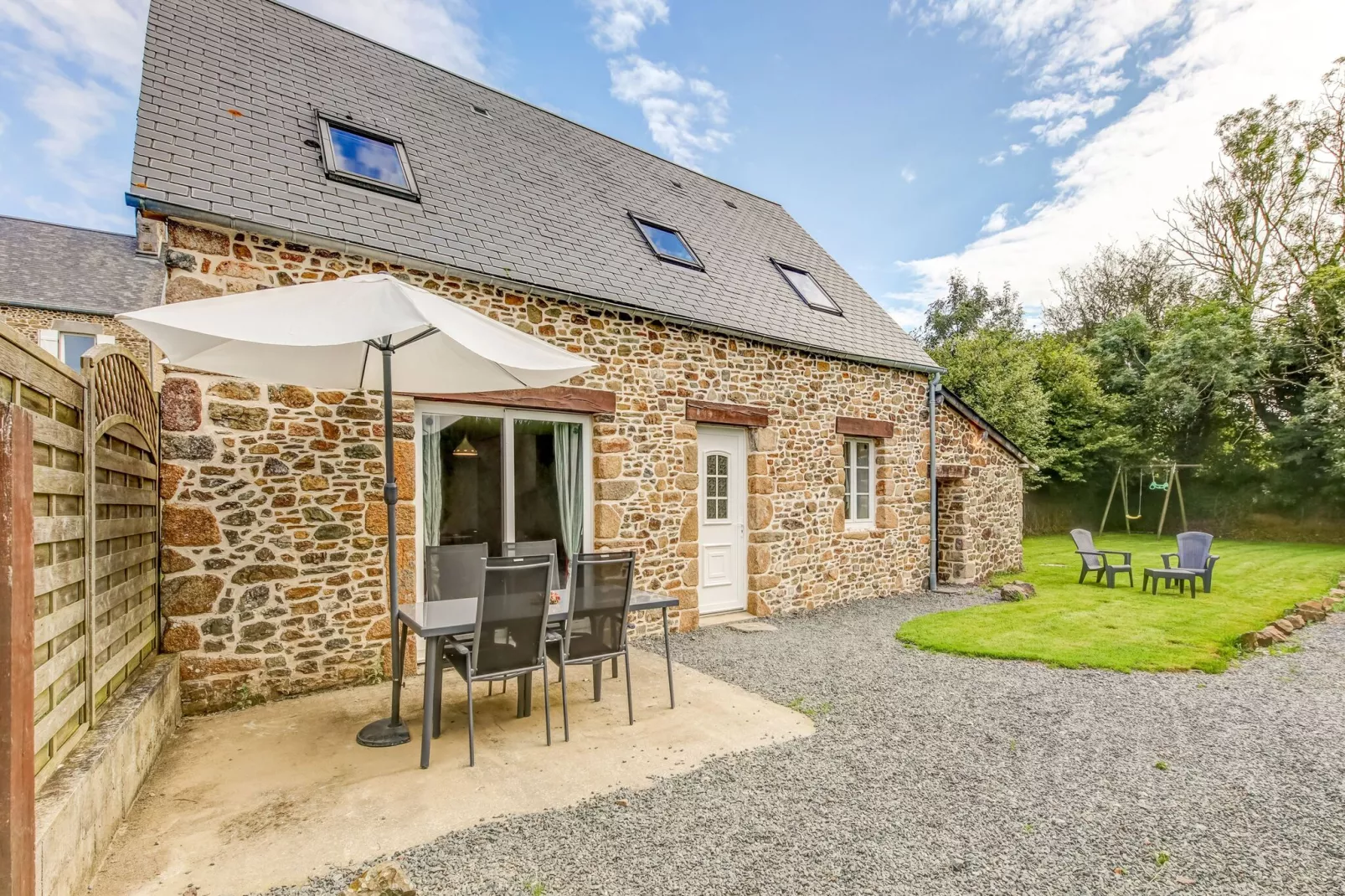 Maison de vacances - BRAINVILLE-Terrasse/Balkon