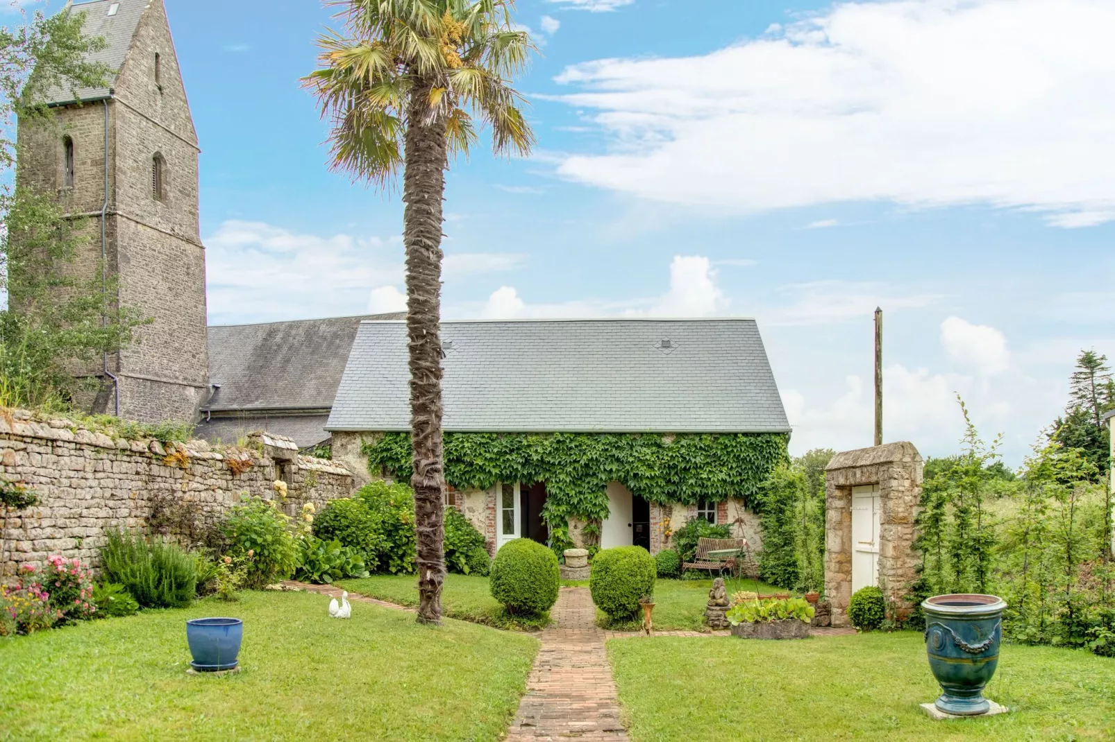 Maison de vacances à Houtteville avec jardin