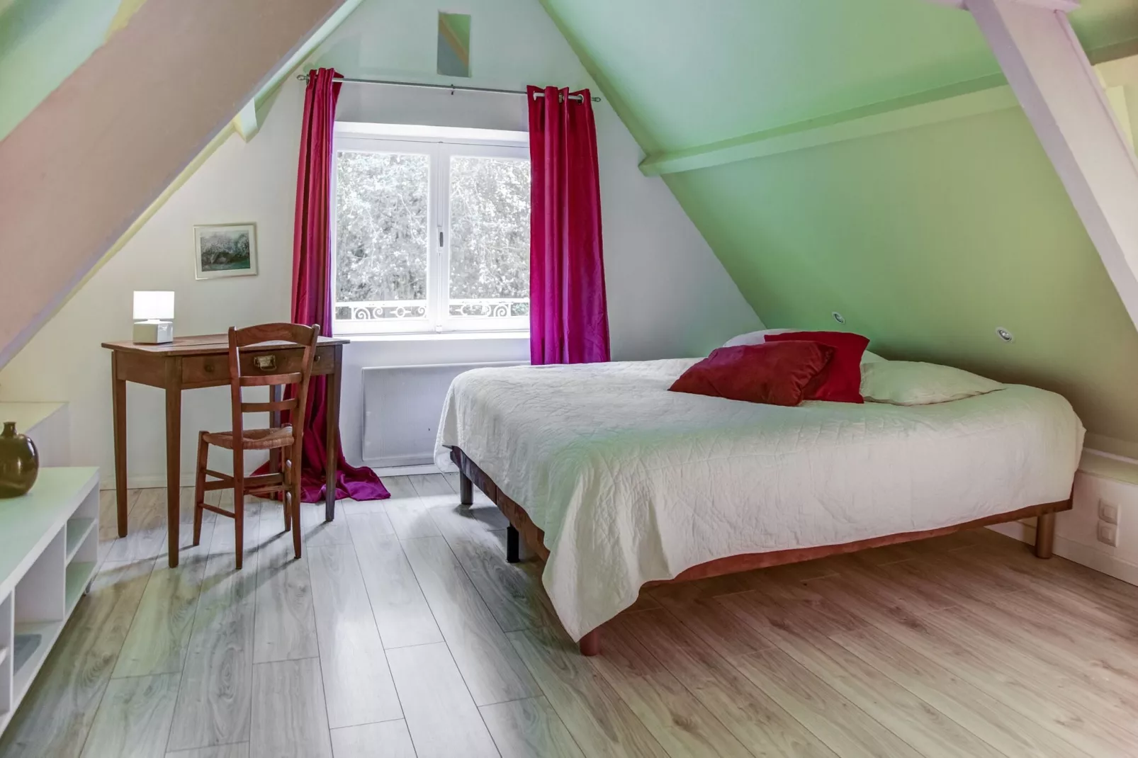 Maison de vacances à Houtteville avec jardin-Chambre