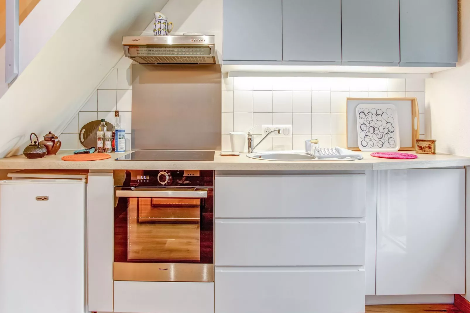 Maison de vacances à Houtteville avec jardin-Cuisine