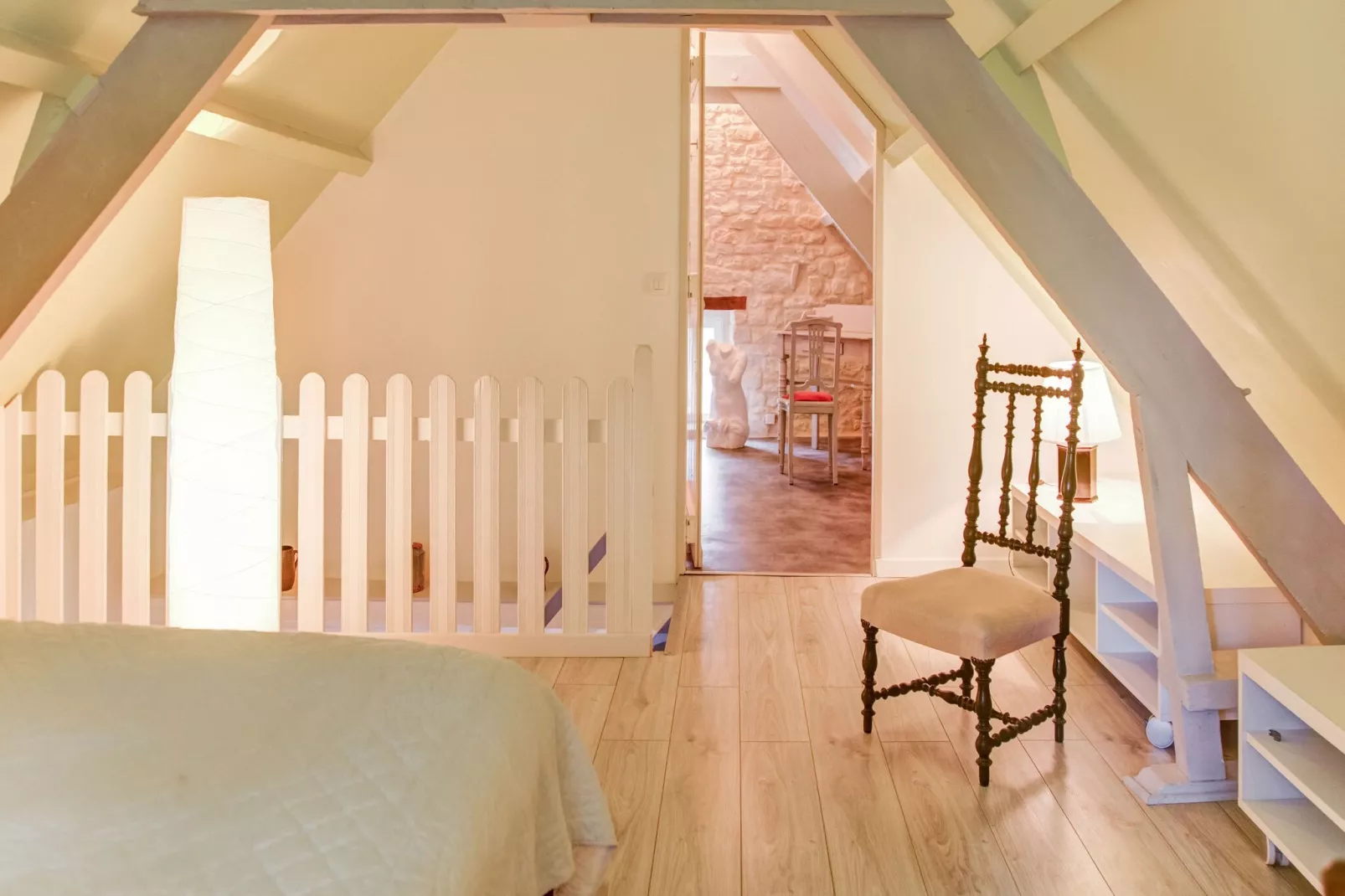 Maison de vacances à Houtteville avec jardin-Chambre