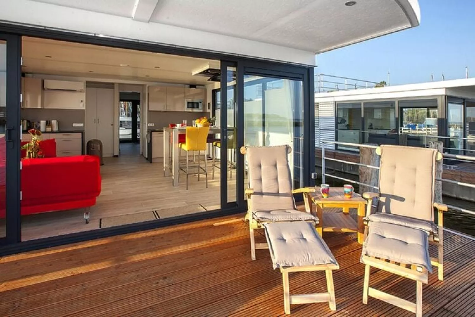 Houseboat Floating Houses Blue Active, Ribnitz-Damgarten-Blue Active-Indoor