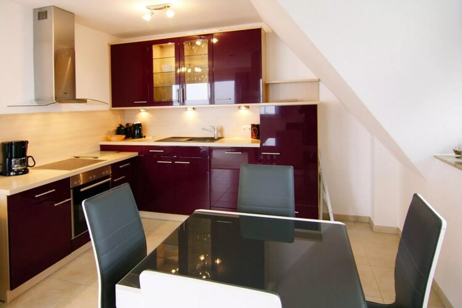 Ferienwohnung Seemöwe im Fährhaus Vieregge-Dining room