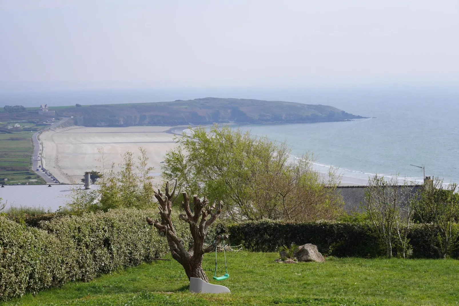 180° Panorama Meerblick Ferienhaus Telgruc-sur-Mer-Vue d'été