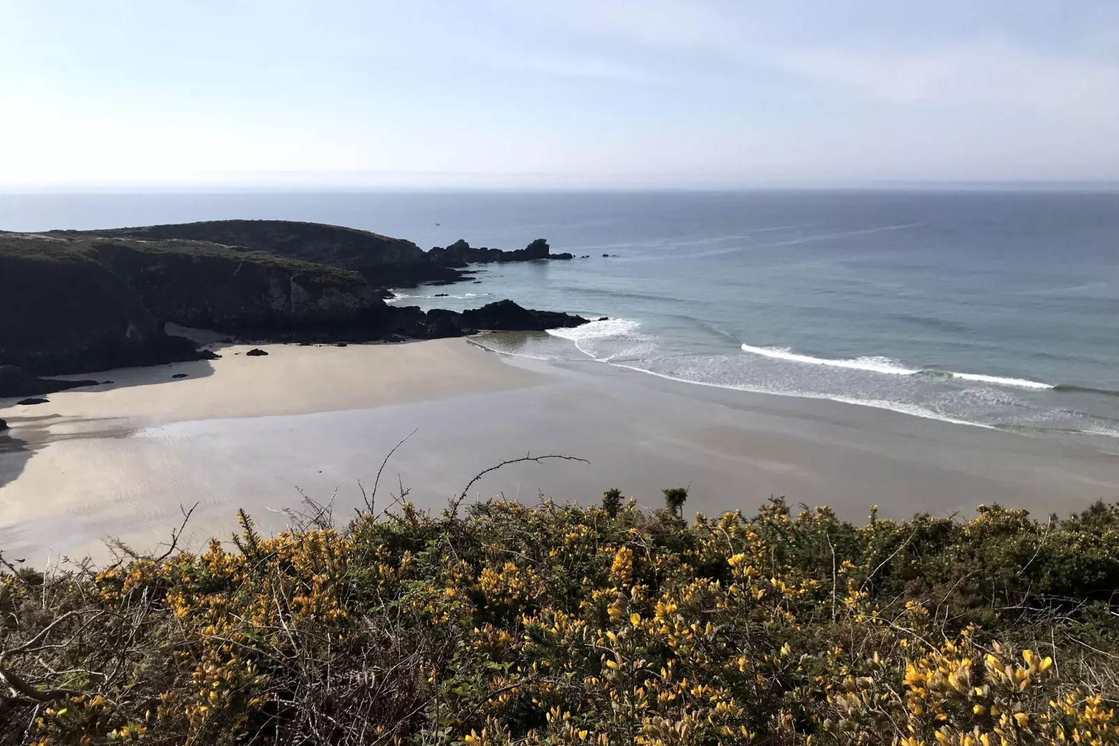 180° Panorama Meerblick Ferienhaus Telgruc-sur-Mer-Zones d'été à 5 km