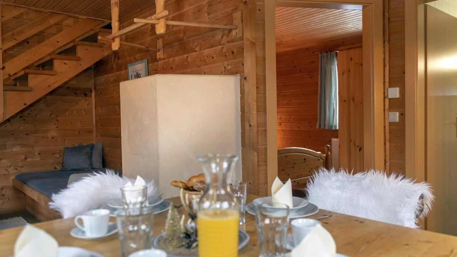Urige Doppelhaushälfte 11 und 12-Dining room