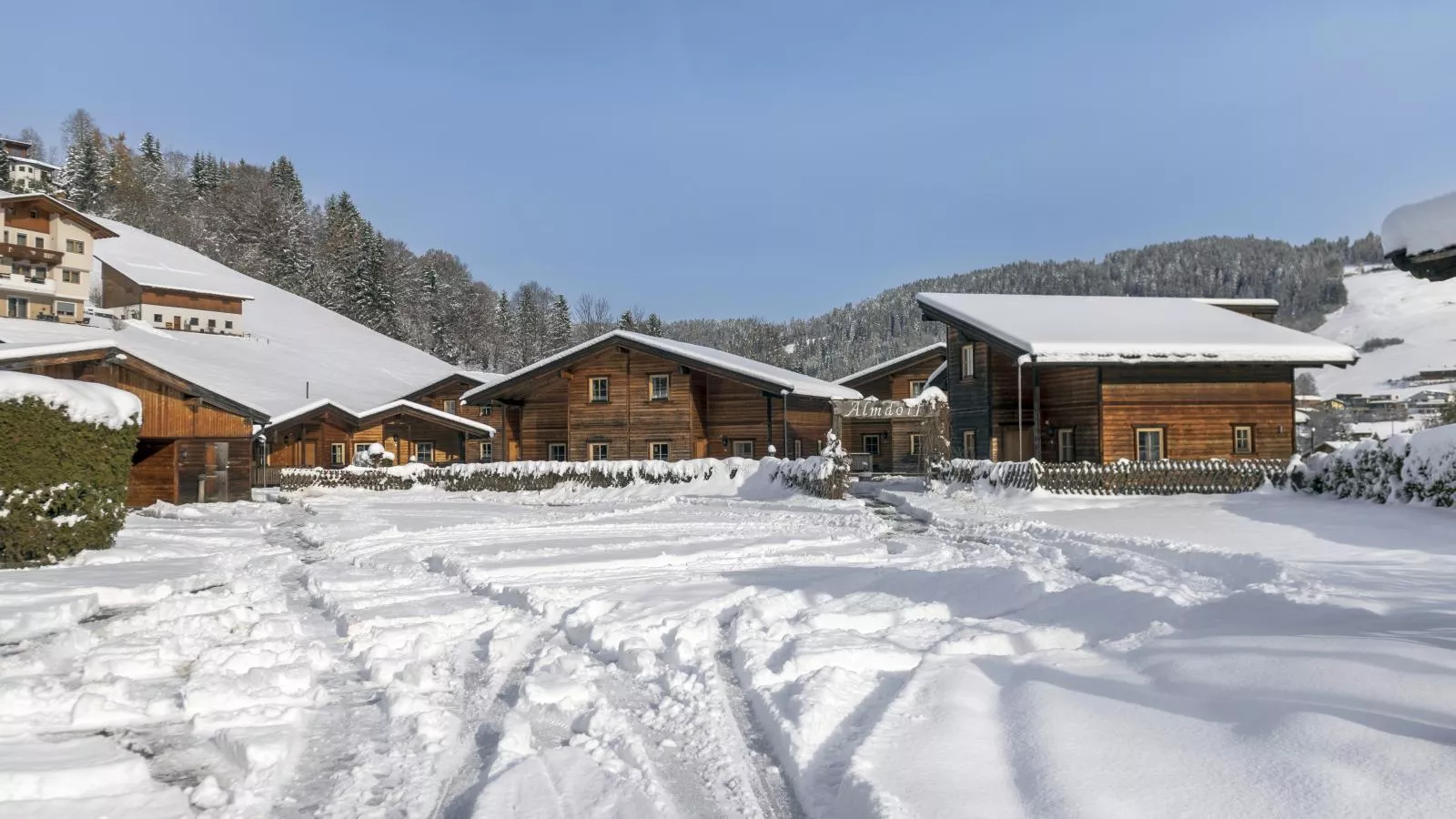 Urige Doppelhaushälfte 16-Area winter 1km