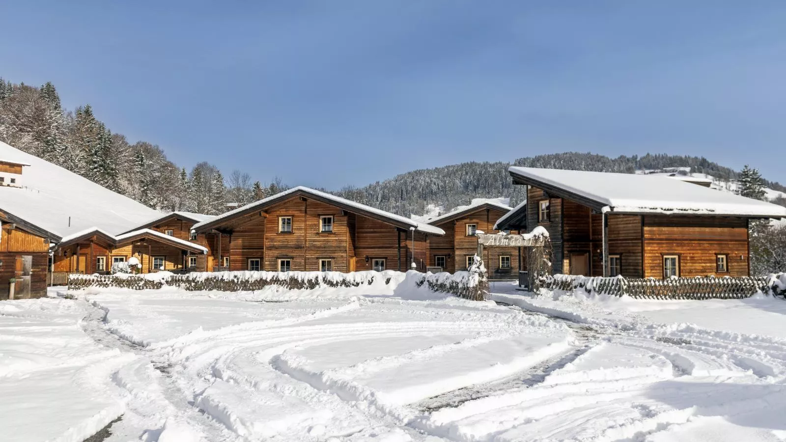 Urige Doppelhaushälfte 16-Area winter 1km