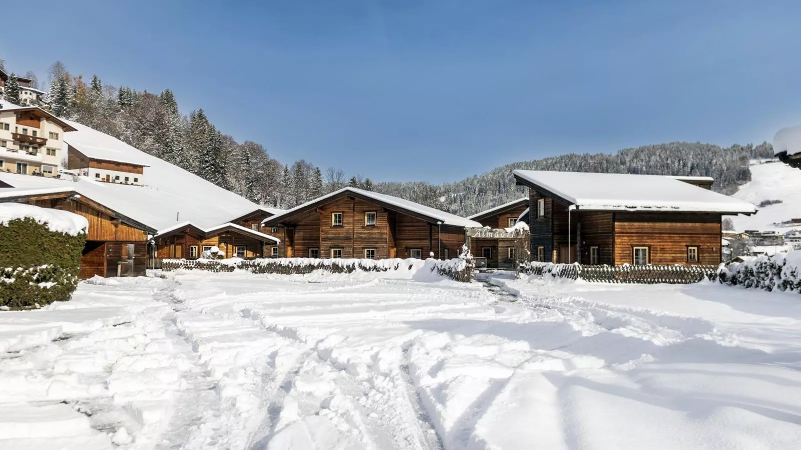 Urige Doppelhaushälfte 15 und 16-Area winter 1km
