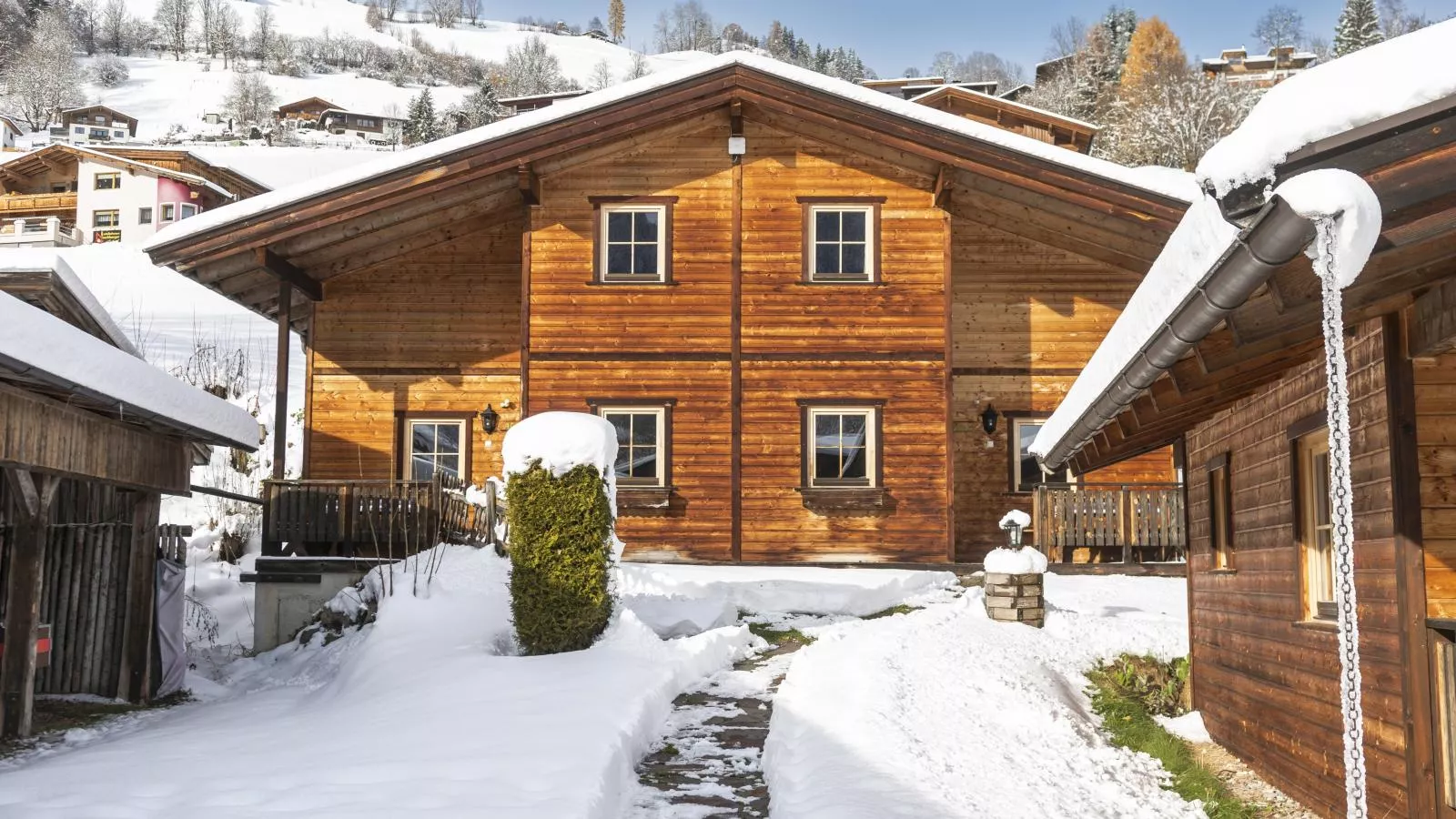 Urige Doppelhaushälfte 15 und 16-Exterior winter